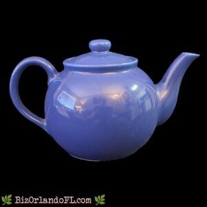 VINTAGE: Sunrise Teas & Spices Inc Cobalt Blue Teapot Marked (Made In Japan) HTF